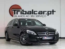 Preto Usado 2016 Mercedes C200 Avantgarde Carrinha | € 19.900 (Preço justo)