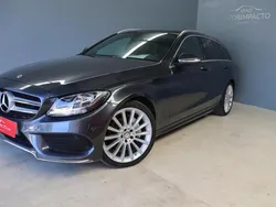 Cinza Usado 2015 Mercedes C180 AMG line Carrinha | € 20.996 (Preço justo)