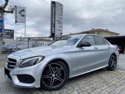 Prateado Usado 2016 Mercedes C180 AMG line Sedan | € 24.490 (Caro)