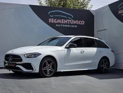 Branco Usado 2023 Mercedes C300 AMG line Carrinha | € 42.990