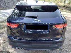 Azul Usado 2018 Jaguar F-Pace Prestige SUV | € 23.750 (Preço justo)