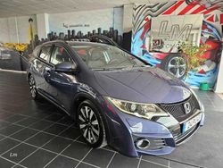 Azul Usado 2015 Honda Civic Sport Carrinha | € 12.990 (Preço justo)