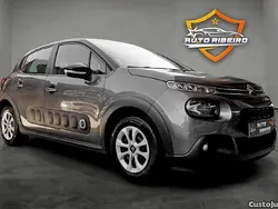 Cinza Usado 2018 Citroën C3 Live Citadino | € 10.980 (Preço justo)