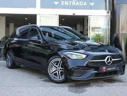 Preto Usado 2022 Mercedes C220 AMG line Carrinha | € 47.900