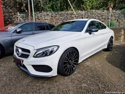 Branco Usado 2016 Mercedes C250 AMG line Coupé | € 36.000 (Caro)