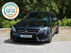 Preto Usado 2015 Mercedes C250 AMG line Carrinha | € 23.990