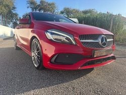Vermelho Usado 2017 Mercedes A180 AMG line | € 16.900 (Bom preço)