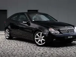 Preto Usado 2001 Mercedes C220 Classic Coupé | € 3.750 (Super Preço)