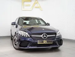 Azul Usado 2019 Mercedes C200 AMG line Carrinha | € 22.480