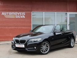 Preto Usado 2016 BMW 218 Sport Line Cabrios | € 20.990 (Preço elevado)