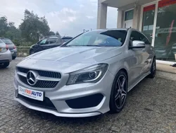 Cinza Usado 2016 Mercedes CLA200 AMG line Sedan | € 19.990