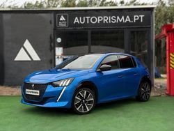 Azul Usado 2021 Peugeot e-208 GT Citadino | € 17.900 (Preço justo)