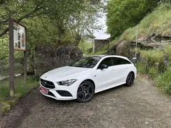 Branco Usado 2020 Mercedes CLA250e Shooting Brake AMG line Carrinha | € 28.500 (Preço justo)