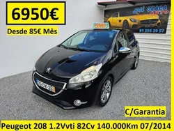 Preto Usado 2014 Peugeot 208 Citadino | € 6.950 (Preço justo)