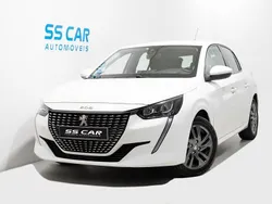 Branco Usado 2021 Peugeot 208 Citadino | € 11.750 (Bom preço)