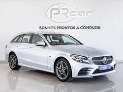 Cinza Usado 2021 Mercedes C300 AMG line Carrinha | € 34.500 (Preço justo)