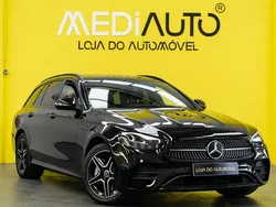 Preto Usado 2022 Mercedes E300 AMG line Carrinha | € 36.990 (Preço justo)