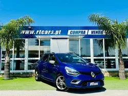 Azul Usado 2017 Renault Clio GrandTour GT-Line Carrinha | € 13.980