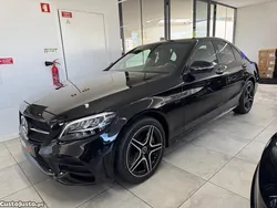 Preto Usado 2021 Mercedes C300e AMG line | € 35.750 (Super Preço)
