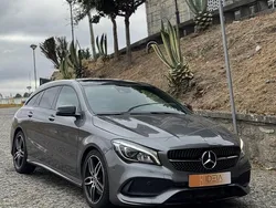 Cinza Usado 2018 Mercedes CLA220 AMG line Sedan | € 26.850 (Bom preço)