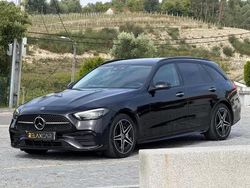 Preto Usado 2022 Mercedes C300e AMG line Carrinha | € 38.999 (Preço justo)