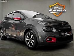 Cinza Usado 2017 Citroën C3 PureTech Citadino | € 11.480 (Preço elevado)