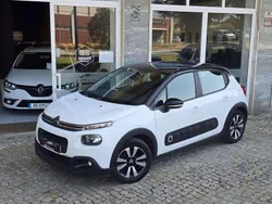 Branco Usado 2017 Citroën C3 PureTech Citadino | € 10.450 (Bom preço)