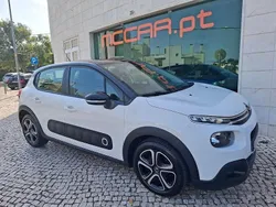 Branco Usado 2020 Citroën C3 PureTech Citadino | € 13.900 (Preço justo)