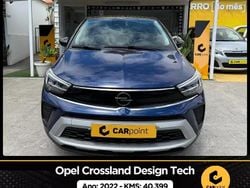 Azul Usado 2022 Opel Crossland Design & Tech SUV | € 16.900 (Preço justo)