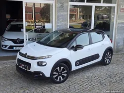 Branco Usado 2017 Citroën C3 PureTech Citadino | € 10.450 (Bom preço)