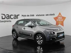 Cinza Usado 2021 Citroën C3 Feel Citadino | € 10.499 (Bom preço)