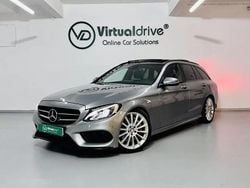 Cinza escuro Usado 2017 Mercedes C300 AMG line Carrinha | € 23.950 (Preço justo)