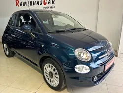 Azul Usado 2020 Fiat 500 Lounge Citadino | € 12.500 (Preço justo)