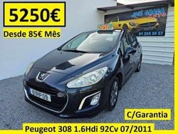 Cinzento Usado 2011 Peugeot 308 | € 5.250 (Bom preço)