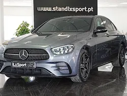 Cinza Usado 2021 Mercedes E300 AMG line Sedan | € 41.990 (Bom preço)