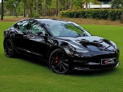 Preto Usado 2019 Tesla Model 3 Performance Sedan | € 25.990 (Bom preço)