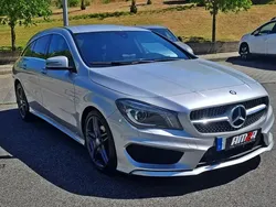 Cinza Usado 2016 Mercedes CLA180 Shooting Brake AMG line Carrinha | € 19.490 (Preço elevado)