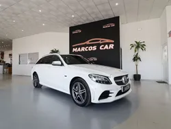 Branco Usado 2019 Mercedes C300e AMG line Carrinha | € 28.900 (Preço justo)