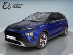 Intense blue/phantom black metalizado Usado 2023 Hyundai Bayon Premium SUV | € 18.800 (Preço justo)
