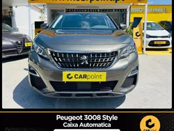 Cinzento Usado 2017 Peugeot 3008 Style SUV | € 17.900 (Preço justo)