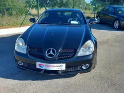 Preto Usado 2009 Mercedes SLK200 Cabrios | € 16.500 (Preço justo)