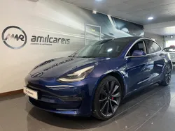 Azul Usado 2019 Tesla Model 3 Sedan | € 26.500 (Preço justo)