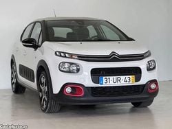 Branco Usado 2018 Citroën C3 PureTech Citadino | € 11.950 (Preço justo)