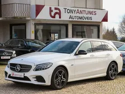 Branco Usado 2020 Mercedes C300 AMG line Carrinha | € 34.500 (Preço elevado)