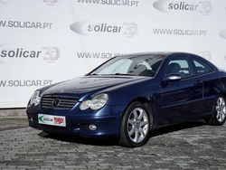 Azul Usado 2001 Mercedes C220 Coupé | € 7.500 (Preço elevado)