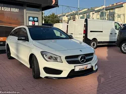 Branco Usado 2015 Mercedes CLA220 Shooting Brake AMG line Carrinha | € 20.750 (Preço justo)