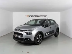 Cinza Usado 2022 Citroën C3 Feel Citadino | € 13.980 (Preço justo)