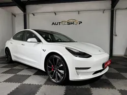 Branco Usado 2019 Tesla Model 3 Performance Sedan | € 27.990 (Preço justo)