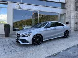 Cinza prata preto Usado 2017 Mercedes CLA200 AMG line Coupé | € 29.900 (Preço justo)