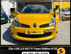 Amarelo Usado 2007 Renault Clio III R.S. Citadino | € 26.900